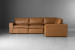 Bexley Leather Modular - Corner Couch Set - Sahara Modular Couches - 4