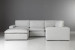 Bexley Modular Couch - Corner Couch Set with Ottoman - Pearl Modular Couches - 5