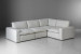 Bexley Modular Couch - Corner Couch Set - Pearl Fabric Modular Couches - 1