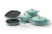 Nouvelle Cast Iron 8-Piece Oven Pan Set - Misty Teal Nouvelle Cast Iron Sets - 1