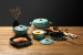 Nouvelle Cast Iron 8-Piece Oven Pan Set - Misty Teal Nouvelle Cast Iron Sets - 2