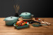 Nouvelle Cast Iron 6-Piece Roaster Set - Misty Teal Nouvelle Cast Iron Sets - 2