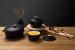 Nouvelle Cast Iron 6-Piece Casserole Set - Matte Black Nouvelle Cast Iron Sets - 2