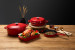 Nouvelle Cast Iron 6-Piece Roaster Set - Red Nouvelle Cast Iron Sets - 2