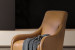 Vesper Leather Swivel Armchair - Sahara Armchairs - 5