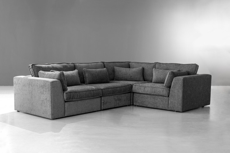 Galloway Modular - Corner Couch Set - Pebble Modular Couches - 1