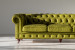 Jefferson Chesterfield 3-Seater Leather Couch - Vintage Green 3 - Seater Couches - 6