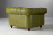 Jefferson Chesterfield Leather Armchair - Vintage Green Armchairs - 10