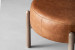 Prague Round Leather Ottoman - Medium - Vintage Tan Ottomans - 4