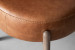 Prague Round Leather Ottoman - Medium - Vintage Tan Ottomans - 5