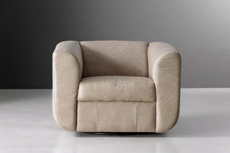 Winslow Swivel Armchair - Sandstone Armchairs - 2