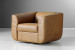 Winslow Leather Swivel Armchair - Sahara Armchairs - 3