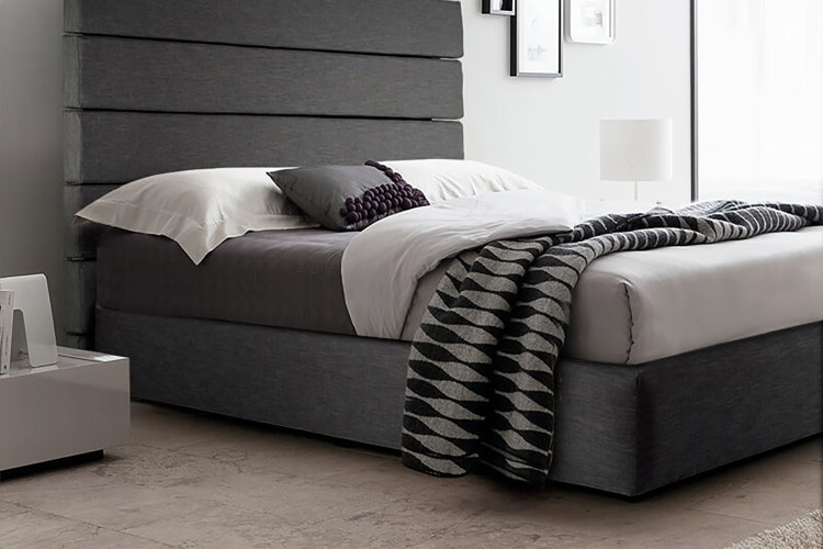 Drew bed - Single | Fusion Deep Grey