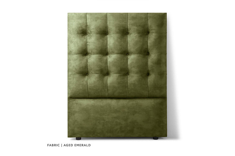 Ariella Headboard - Single - Aged Emerald Single Headboards - 1