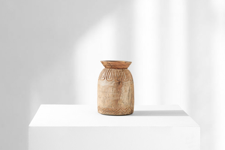 Kolar Wooden Décor Planters and Vases - 1