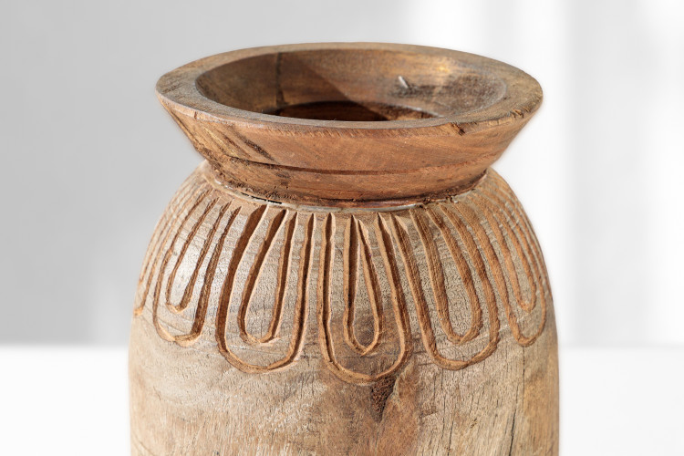 Kolar Wooden Décor Planters and Vases - 1