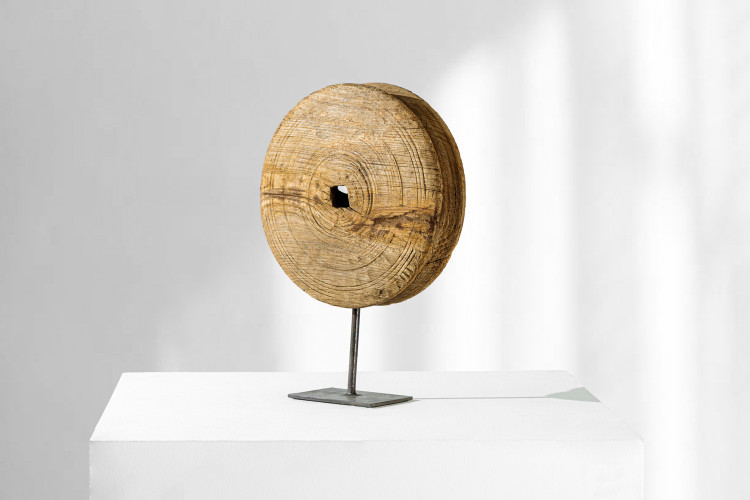 Merta Wooden Décor Sculptural Art - 1