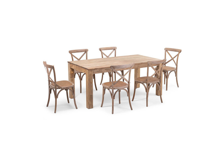 Montreal Provance 6-Seater Dining Set - 1.6m All Dining Sets - 1