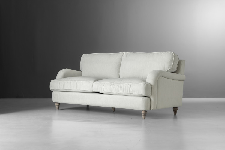 Joplin 3-Seater Couch - Pearl 3 Seater Fabric Couches - 1