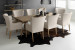 Bordeaux Emma 8-Seater Dining Set - 2.7m - Fusion Stone All Dining Sets - 1