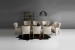 Bordeaux Emma 8-Seater Dining Set - 2.7m - Fusion Stone All Dining Sets - 3