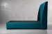 Mia Bed - Queen XL - Velvet Teal Queen Extra Length Beds - 3