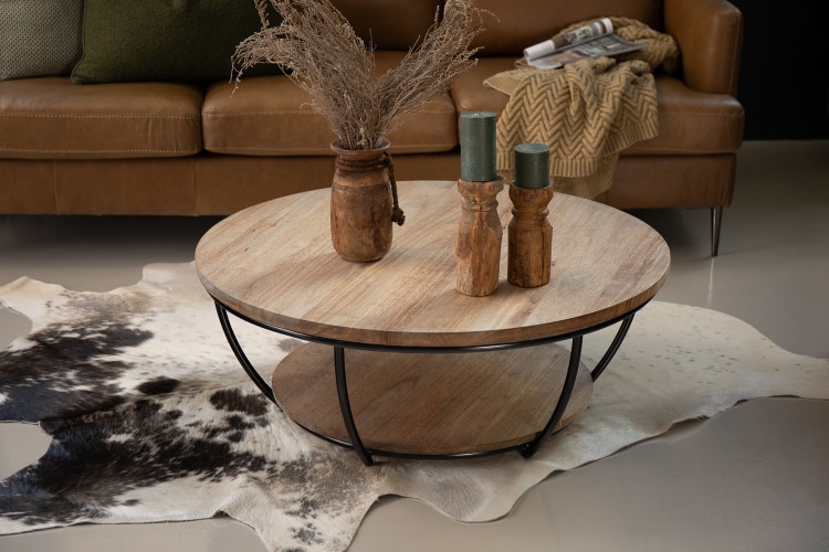 Emmett Round Coffee Table Coffee Tables - 3