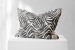 Tribal Zebra Charcoal - Duck Feather Scatter Cushion Scatter Cushions - 4