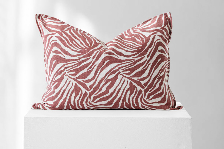 Tribal Zebra Cinnamon - Duck Feather Scatter Cushion Scatter Cushions - 5