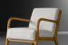 Connor Armchair - Snow Armchairs - 3