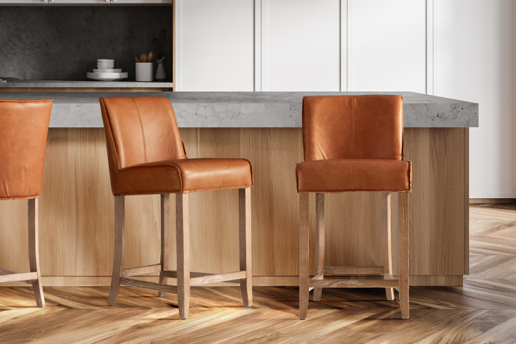 Holden Counter Bar Chair - Aged Tan Bar & Counter Chairs - 4