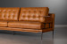 Fletcher 3-Seater Leather Couch - Bourbon 3 - Seater Couches - 4