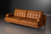 Fletcher 3-Seater Leather Couch - Bourbon 3 - Seater Couches - 5