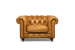 Demo - Jefferson Chesterfield Armchair-Tan Brown Demo Clearance - 2