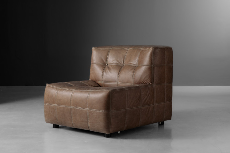 Orson Leather Chair - Sahara Occasional Chairs - 1