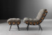 Fidel Chair & Footstool - Storm Lounge Chairs - 3