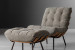 Fidel Chair & Footstool - Storm Lounge Chairs - 4