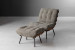 Fidel Chair & Footstool - Storm Lounge Chairs - 5