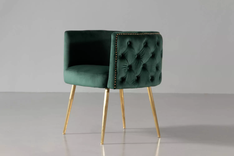 Demo - Bellamy Dining Chair - Emerald Green Demo Clearance - 1