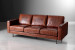 Walker 3-Seater Leather Couch - Mocha 3 - Seater Couches - 3