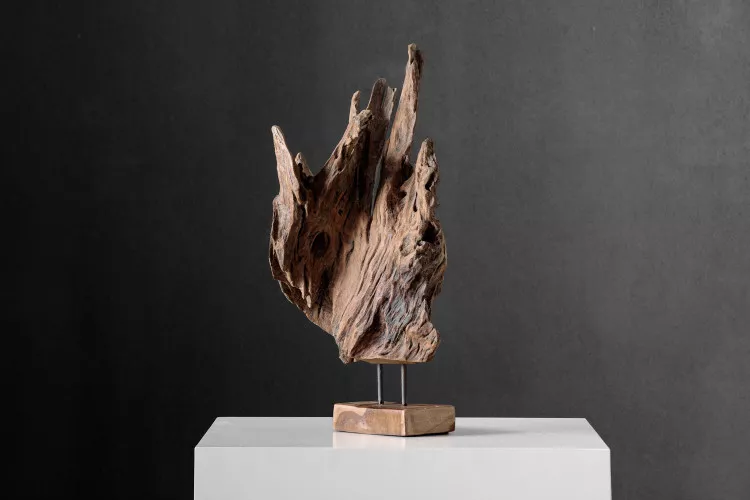 Ruva Wooden Sculpture Sculptural Art - 3