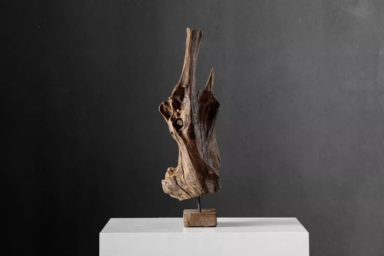 Ruva Wooden Sculpture Sculptural Art - 1