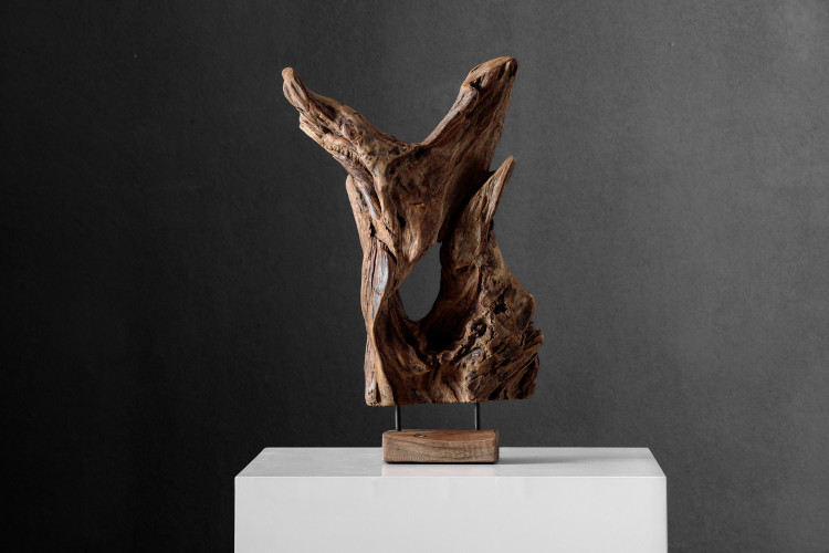 Ruva Wooden Sculpture Sculptural Art - 1