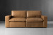 Bexley 3-Seater Leather Couch - Sahara 3 - Seater Couches - 1