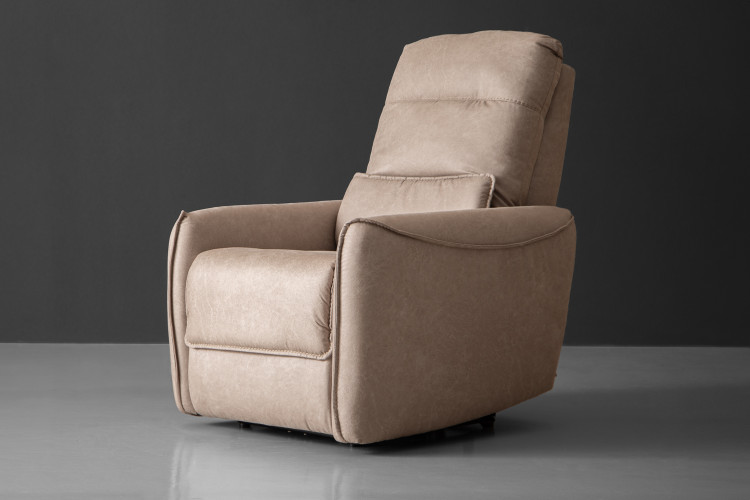 Demo - Cyrus Electric Recliner - Sandstone Armchairs - 1