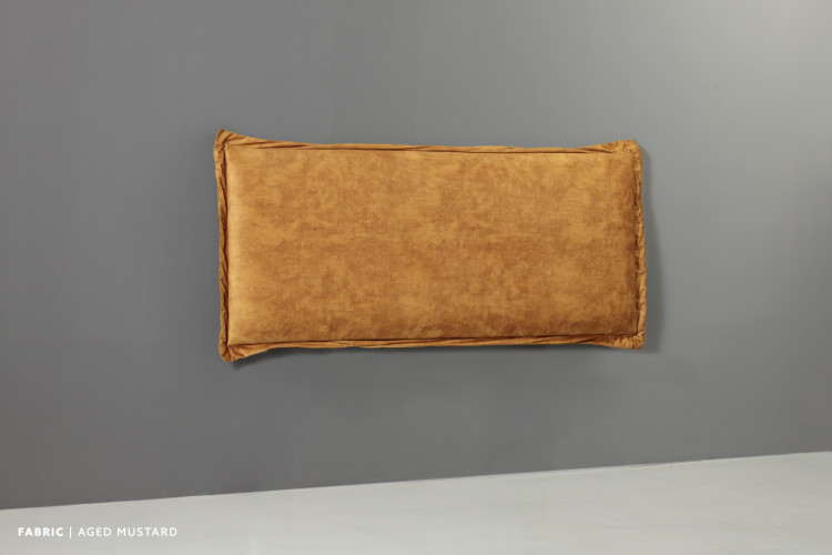 Lyla Headboard - Queen - Aged Mustard Queen Headboards - 1