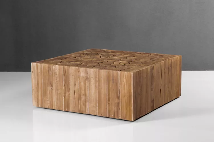 Lyra Teakroot Coffee Table - Square Coffee Tables - 4