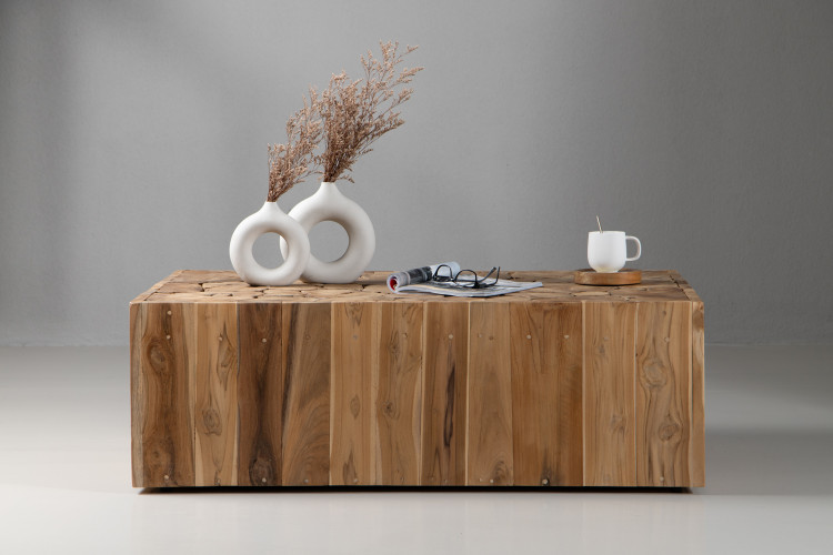 Lyra Teakroot Coffee Table - Rectangular Coffee Tables - 4