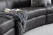 Gracelyn Leather 4-Seater Couch - Charcoal 4 Seater Leather Couches - 4