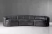 Gracelyn Leather 4-Seater Couch - Charcoal 4 Seater Leather Couches - 1